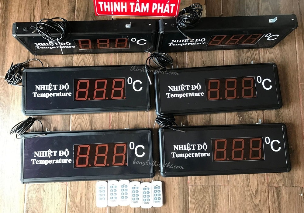 led giám sát nhiệt độ